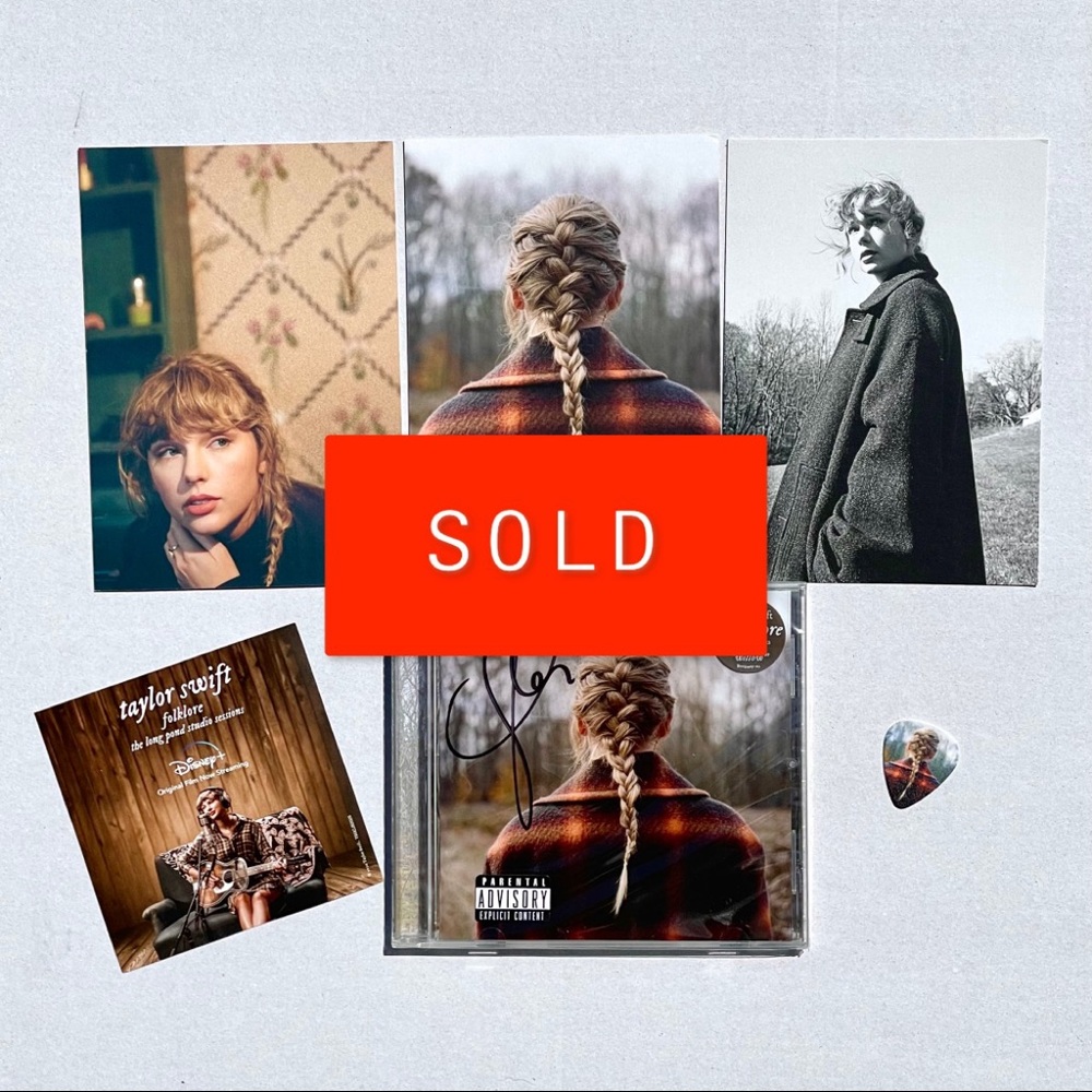 Taylor Swift Signed Evermore Bundle NEW